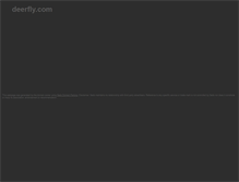 Tablet Screenshot of deerfly.com